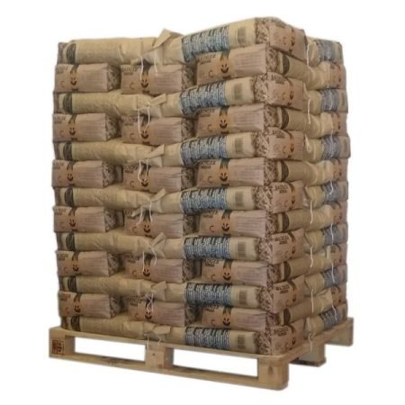 Pellet Badger - palette mit 130 Säcken zu 15 Kg