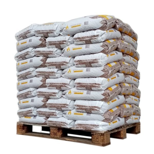 Holzpellets - Sunfire - Holzpalette mit 140 Säcken zu 15 kg