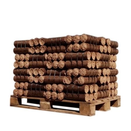 Verdichtetes Holz - nachtstämme – 1 Holzpalette zu 960 Kg