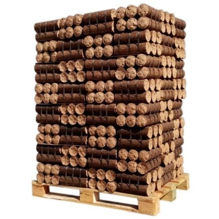 Verdichtetes Holz - nachtstämme-1920 Kg Palette