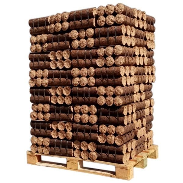 Verdichtetes Holz - nachtstämme-1920 Kg Palette