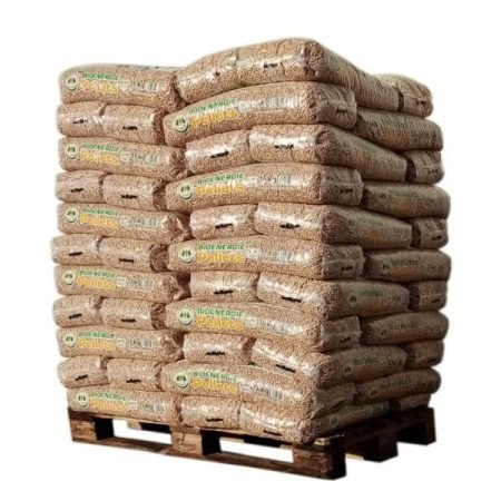 Bioenergie Holzpellets - Holzpalette mit 132 Säcken zu 15 kg