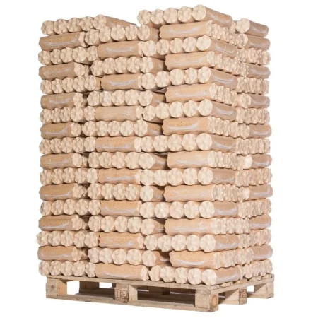 Verdichtetes Holz-Nadelholz-1920 Kg Palette / 128 Säcken zu 15 Kg